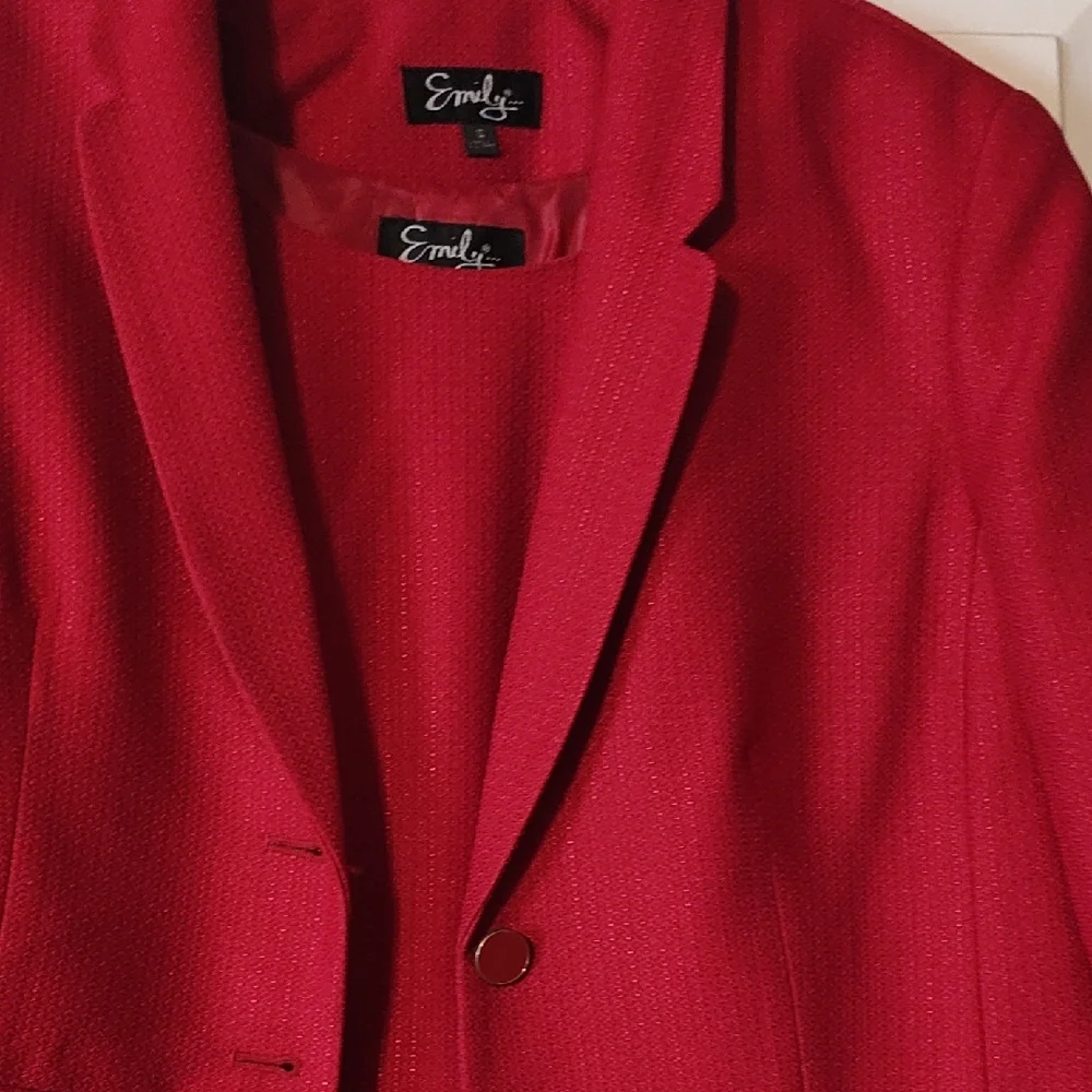 Red Women's Dress set - Picture 2 of 4